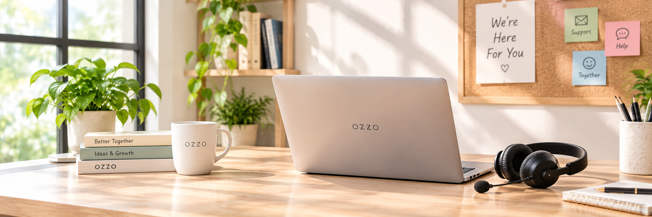 OZZO customer support workspace